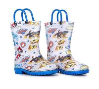 Nickelodeon Paw Patrol boys Character Printed Waterproof Easy-On Handles PVC Rain Boots