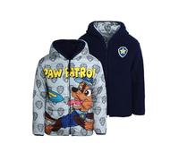 Nickelodeon Paw Patrol Boys Puffer Jacket - Chase & Marshall Reversible Quilted Puffer Coat with Sherpa Fleece Lining (2T-6), Navy Paw Patrol, 4 Years