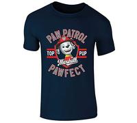 Nickelodeon Paw Patrol Marshall Top Pup Pawfect Childrens Short Sleeve Printed T Shirt (Navy, 7-8 Years)