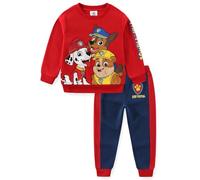 Nickelodeon Paw Patrol Pullover Sweater and Jogger Pant Set for Boys, Active Wear for Kids, Size 3T Red
