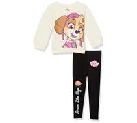 Nickelodeon Paw Patrol Skye Sweatshirt & Leggings Girls 2 Piece Set, ivory/black, 5 Years