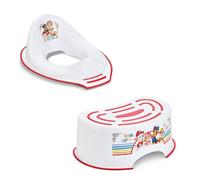 Nickelodeon Paw Patrol Toilet Training Seat Bundled with Paw Patrol Step Stool with Non Slip Feet