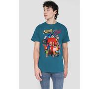 Nickelodeon Sam & Cat Show Poster T-Shirt, Slate in Grey | Size: Large Nickelodeon Grey L