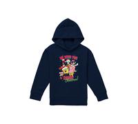 Nickelodeon Spongebob Crabby Christmas Youth Kids Pull-Over Hoodie, Navy | Size: 12-13 Years Nickelodeon Navy 12-13 Years