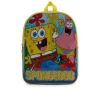 Nickelodeon SpongeBob Squarepants Toddler Boy Backpack - 15" Yellow Cartoon Backpack with Padded Straps & Zip Compartment for Preschool & Kindergarten
