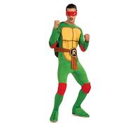 Nickelodeon Teenage Mutant Ninja Turtles Adult Raphael and Accessories Costume, Green, One Size