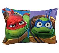 Nickelodeon Teenage Mutant Ninja Turtles Good Fight 1 Pack Reversible Pillowcase - Double Sided Pillow Cover, Kids Super Soft Bedding