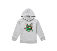 Nickelodeon Teenage Mutant Ninja Turtles Ninja Spirit Youth Kids Pull-Over Hoodie, Athletic Heather in Grey | Size: 5-6 Years Nickelodeon Grey 5-6 Years