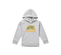 Nickelodeon TMNT Cowabunga Group Youth Kids Pull-Over Hoodie, Athletic Heather in Grey | Size: 5-6 Years Nickelodeon Grey 5-6 Years