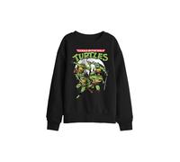 Nickelodeon Tmnt Midnight Group Kids Sweatshirt, Black | Size: 9-11 Years Nickelodeon Black 9-11 Years