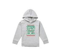 Nickelodeon TMNT Pizza Takeway Youth Kids Pull-Over Hoodie, Athletic Heather in Grey | Size: 12-13 Years Nickelodeon Grey 12-13 Years