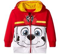 Nickelodeon Toddler Boys' Paw Patrol Character Big Face Zip-Up Hoodies