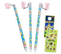 Nickelodeon Ultimate Spongebob Party Favors Set - Bundle with 3 Jumbo Pencils with Sharpener Plus Stickers, More | Spongebob Squarepants Birthday Party Supplies