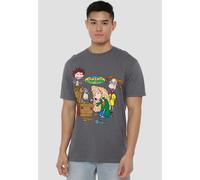 Nickelodeon Wild Thornberrys Treasure Hunt T-Shirt, Charcoal in Grey | Size: XL Nickelodeon Grey XL