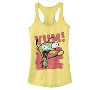 Nickelodeon Women's Yum Gir Eating Taco Shirt, Banana, M