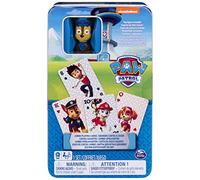 Nickelodeon's PAW Patrol Jumbo Playing Cards with Chase Figure in Tin