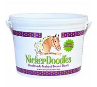 NickerDoodles Horse Treats - 5 lb Pail - Effortlessly Give Medications with Our Soft Baked Treats - Training Treats are The Perfect Motivator - No Additives or Preservatives