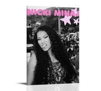 Nicki MinajPosters for Bedroom Aesthetic Poster Decorative Painting Canvas Wall Art Living Room Posters Bedroom Painting Wall Art DecorFrame-style24x36inch(60x90cm)