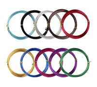NICKLIN 10 Colors 50 m/164 ft Aluminum Craft Wire 1,5 mm