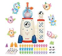 nicknack 195pcs DIY Craft Kits for Kids, Make Your Own Magic Balloon Nano Tape Bubble Kit, DIY Rocket Balloon Making Kit, Squishy Maker Creative Activity Gift for Kids Boys Girls Ages 3-12