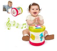 nicknack Baby Drum Kit 1 Year Old, Baby Crawling Drum Light Up for Age 12-18 Months, Sensory Learning Toys for 1 2 3 Years Old Boys Girls, Gifts for Age 6-9-12-18 Months