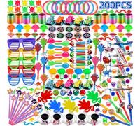 nicknack Bulk Party Bag Fillers for Kids, 200PCS Birthday Party Favours Toy Assortment, Loot Bag Pinata Fillers Classroom Giveaways & Rewards for Boys Girls (200PCS-2)