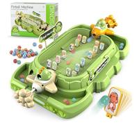 nicknack Dinosaur Pinball Battle Game for Kids, Dinosaur Operation Board Games, 2 Player Interactive Board Game for Friends and Family, Dinosaur Toy Gift for 3+ Boys and Girls