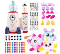 nicknack DIY Magic Sticky Balloon Kit for Kids, 195pcs Upgraded Nano Tape Bubble Kit with Rocket Power Machine, Make Your Own Magic Squishy Bubble Set, Craft Kit Gift for Boys Girls Ages 3-12