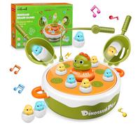 nicknack Magnetic Fishing Game for Kids, 4 in 1 Dinosaur Operation Board Games, Musical Fishing Toy Interactive Toddler Children Toys for 3-8 Years Old Boys Girls Gifts