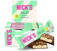 NICKS Keto Protein Bar Choco Crush, 15 g Protein, 213 Calories, Low Carb Chocolate Snacks No Added Sugar Gluten Free (12 x 50 g)