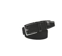 Nicky Adams Countrywear Men's Ladies' Stretchy Braided Leather Belt for Jeans, Chinos, Trousers, and Shorts - Adjustable Comfort Fit with Stainless Steel Buckle