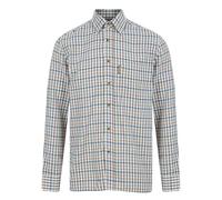 Nicky Adams Countrywear Men's Tattersall Country Check Shirt, Nicky Adams Collection - Long Sleeve, Button-Up, Casual & Formal Wear Navy/Burgundy