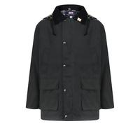 Nicky Adams Countrywear Men's Wax Jacket - Waterproof Hooded Waxed Coat for Fishing, Winter, and Outdoor Activities - Made in UK