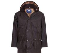 Nicky Adams Countrywear Waterproof Padded Waxed Jacket | Quilted | Hunting, Shooting, Fishing | Unisex Country Clothing | Farmers, Horse, Equestrian Riding | Made in UK
