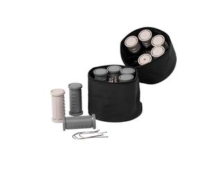 Nicky Clarke Classic Compact Rollers | Compact Heated Travel Bag | Heat Indicator | Portable and Travel-Friendly | Easy-to-Use Clips and Grips