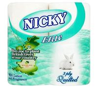 Nicky Elite 3Ply Luxury Toilet Tissue (40 Rolls)