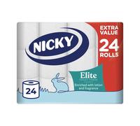 Nicky Elite Toilet Tissue 3 Ply 24 Rolls
