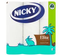 Nicky Elite Toilet Tissue Coconut Fresh, 3-Ply, 9 Rolls