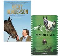 Nicky Henderson My Life in 12 horses By Kate Johnson & Immortals By Oli Hein 2 Books Collection Set