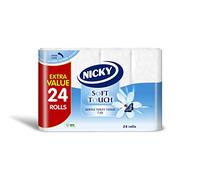 Nicky Soft Touch 24 Roll Toilet Tissue