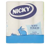 Nicky Soft Touch Toilet Tissue 9Roll (Pack of 5)