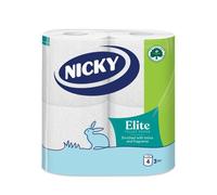 Nicky White Elite 3 Ply Scented Toilet Roll 168 Sheets (1 x 40)