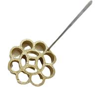 Niclaw Gourmet 5.5 cm Diameter Large/Big Rosettes, buñuelos de Viento, kembang, kokis, achappam, kuih Rose Copper Mould