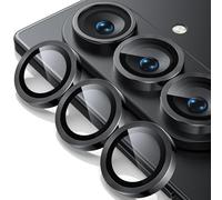 NicMool Camera Lens Protector for Samsung Galaxy Z Fold 7 5G, Aluminum Alloy Camera Cover 9H Tempered Glass Cameras Screen Protector Anti Scratch for Samsung Galaxy Z Fold 7 5G - Black