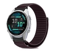 NicMool QuickFit 20mm Nylon Strap for Garmin Fenix 9/9 Pro/8 43mm/6S Pro/5S | for Garmin Fenix 6S/7S Pro Solar/5S Plus/Descent Mk3S,Men Women Adjustable Breathable Replacement Bracelet Band - Dark Red