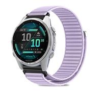 NicMool QuickFit 20mm Nylon Strap for Garmin Fenix 9/9 Pro/8 43mm/6S Pro/5S | for Garmin Fenix 6S/7S Pro Solar/5S Plus/Descent Mk3S,Men Women Adjustable Breathable Replacement Bracelet Band - Dark Red
