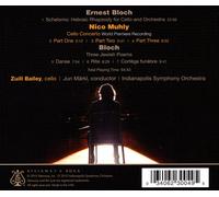 NICO MUHLY: CELLO CONCERTO; ERNEST BLOCH: SCHELOMO - HEBRAIC RHAPSODY FOR CELLO