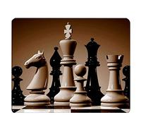 Nicokee Chess Gaming Mousepad Chessboard Pattern Classic International Chess Art Mouse Pad Mouse Mat for Computer Desk Laptop Office 9.5 X 7.9 Inch Non-Slip Rubber