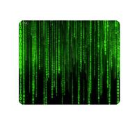 Nicokee Gaming Mouse Pad Matrix Style Coding Non-Slip Rubber Mouse Pad for Computers, Laptop, Office, Home Rectangle Personalized Mousepad 9.5 Inch x 7.9 Inch