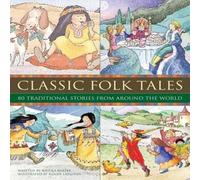 Nicola Baxter Classic Folk Tales Hardback Book in White Nicola Baxter White